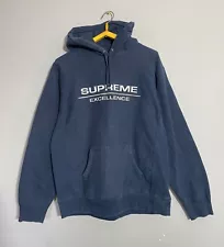 Supreme Navy Blue Hoodie size XL Supreme Excellence