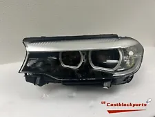 Used BMW 5 Series G30 530i 540i Xenon LED Headlight Left OEM 2017 2018 2019 2020