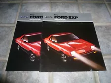 1982 Ford EXP Sales Brochure - Vintage - Two for One