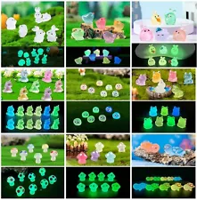 Miniature Luminous Glowing in The Dark Animal Figurines Fairy Garden Accessories