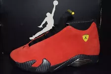 Air Jordan 14 Red Ferrari University Red Mens shoes Basketball 654459 670