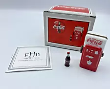 Coca Cola Vending Machine 1999 Porcelain Hinged Box / Bottle PHB Midwest NIB