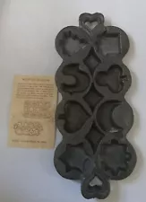 New ListingVintage Emig Cast Iron 8 Shapes Cookie Muffin Tart Mold Bakeware