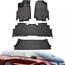 Floor Mats Car Mats All-Weather Compatible with 2018-2023 Odyssey, 4 Pcs Floor