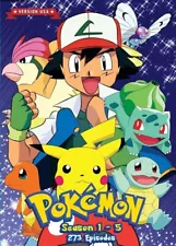 Pokemon Season 1-5: Indigo League Orange Island Johto Journey Johto League DVD