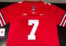 CJ Stroud Ohio State OSU Red Jersey Buckeyes Stitched 7 All Sizes NWT