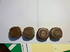 Sears Silvertone radio knobs for sale-4 from model 6421 1/4" D shaft