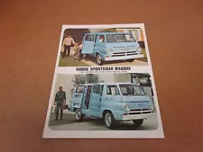 1965 Dodge Sportsman Wagon van sales brochure literature 8 page ORIGINAL