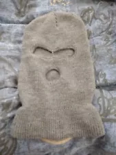 Gray ski mask