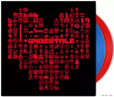 UNDERTALE Soundtrack Vinyl Record 2xLP iam8bit Blue / Red Variant FIRST PRESSING