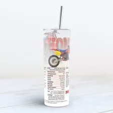 1987 Honda CR500R Sales Brochure 20oz Stainless Tumbler - CR500 CR 500R