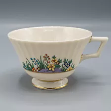 Lenox Rutledge Tea Cup ONLY Gold Inner Rim Enameled Flowers P 303 MANY FOR SALE