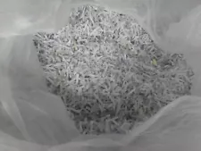 5 POUNDS OF RECYCLED SHREDDED PAPER FOR PACKING, PET BEDDING, ETC.