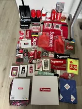 My Entire Supreme Accessories Collection Lot 50 Items MOST NEW 10 YEARS RARE