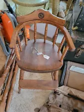 vintage wooden baby high chairs