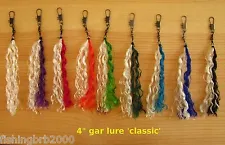 Gar Catcher Rope Lure - handmade in the USA - several colors- flat rate shipping