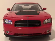 1:18 2006 Dodge Charger Daytona R/T Torred Red Welly