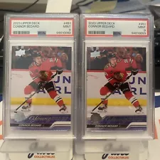 2023-24 Upper Deck Young Guns #451 Connor Bedard RC Rookie PSA 9 (2 For Sale)