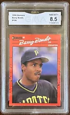 1990 Donruss BARRY BONDS CARD #126 - GRADED GMA (8.5) NEAR MINT - MINT+