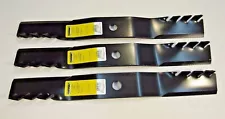 3 PREDATOR USA MULCHING BLADES 60" KUBOTA K5371-34330 RCK60B-23BX BX24 7/8" CENT