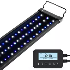 Saltwater Aquarium Light, Marine LED Fish Tank Light for Coral Reef Tanks, 2-...