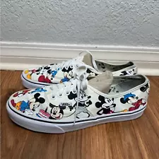 Vans x Disney Men’s Size 10.5 Authentic 'Mickey's Birthday' Sneaker Collab