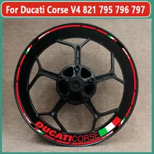 For Ducati Corse 848 959 1098 1199 Wheel Hub Decal Rim Decoration Waterproof