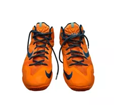 Mens Nike Lebron 11 Atomic Orange Athletic Shoes Size 9.5