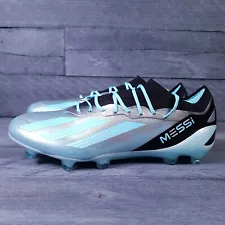 ADIDAS X Crazyfast Messi.1 ELITE FG Soccer Cleats Mens 10 Silver Blue Black