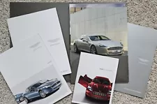 2010/2011 Aston Martin Sales and Press Brochures - Lot of 8 - DB9, DBS, One-77 +