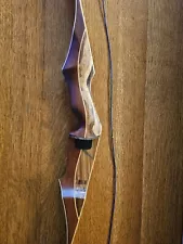 PSE HERITAGE BLACK HAWK RECURVE BOW 60IN 45LB RIGHT HAND W/NEW STRING AND ARROWS