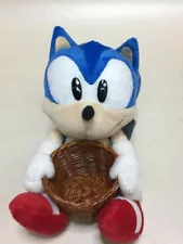 Sonic the Hedgehog Basket Plush doll japan SEGA Vintage Stuffed toy Not for Sale