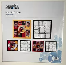 Creative Memories WILDLOWER Recipe Template 12x12 Mylar Stencil 2018 CM - RARE