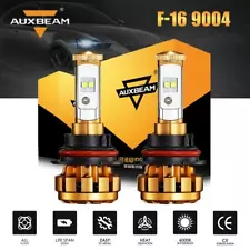 AUXBEAM 9004 HB1 LED Headlight Bulbs for Dodge Ram 1500 2500 3500 94-01 High/Low (For: 1995 Hyundai Elantra)