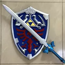 Legend of Zelda Link Hylian Master Skyward Sword and Shield PU Foam Cosplay Prop