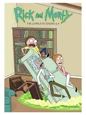 Rick and Morty Season 1-4 DVD NEW