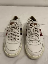 Bally Switzerland Sneakers ￼Shoes Sz 7 White Oriano Svpe Sneakers Comfort F31