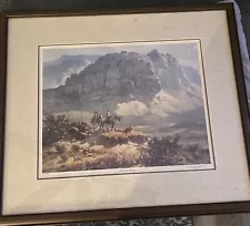 Olaf Wieghorst "Arizona Range "Hand-Signed Print #488/550