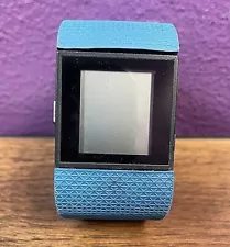 Fitbit Surge Wristband Activity Tracker, Large - Blue, Tangerine