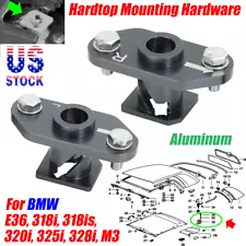 For 92-99 BMW E36 Hardtop Mounting Hardware Kit Aluminum 325i 328i 318i 320i M3