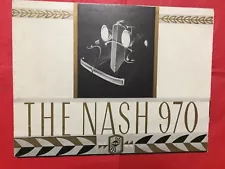 1932 NASH " '970' MODEL'" Car Dealer Sales Brochure