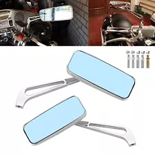 Motorcycle Rear View Mirrors Chrome For Harley Dyna Softail Sportster Touring (For: 2007 Victory Kingpin)