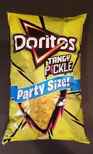 Doritos Tangy Pickle LIMITED RELEASE Tortilla Chips 14.5 oz Party Size!