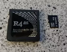 R4 Revolution DS Flash Cartridge w 8 GB SD Card, GAMES Nintendo DSL, DS v1.29