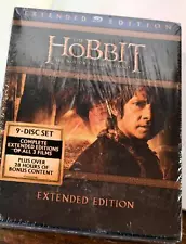 The Hobbit Movie Trilogy Extended Edition Box Set 9 Disc NEW SEALED BLU-RAY