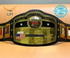 NWA Domed Globe World Heavyweight Wrestling Championship Replica Tittle Belt 2MM