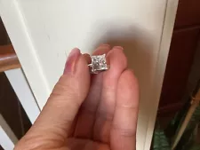 3ct Princess Cut Moissanite Ring “Beautiful”