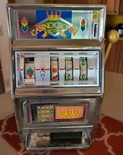 Working Vintage Waco "Casino Crown" Slot Machine Works Made In Japan MANCAVE