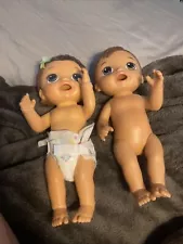 Baby Alive Snackin Twins Luke And Lily Dolls | Brunette ￼