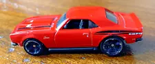 2010 Hot Wheels 1968 COPO CHEVY CAMARO Diecast Car Red 1:64 Mattel